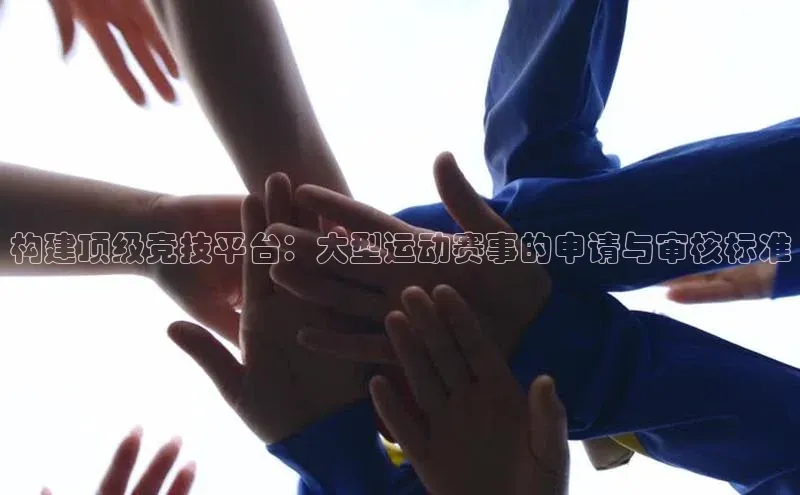 构建顶级竞技平台：大型运动赛事的申请与审核标准
